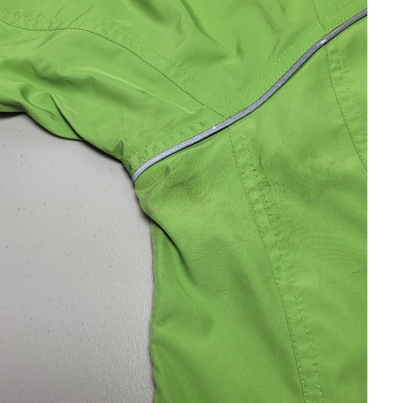 Brooks For Women Lightweight Running Jacket Vented Green Size L Rain Wind - Picture 7 of 13